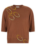 Women's Brown Merino Wool Cardigan Clothing