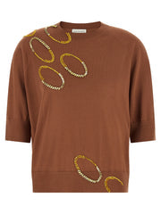 Women's Brown Merino Wool Cardigan Clothing
