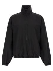 Men's Black Virgin Wool Sweatshirt Clothing
