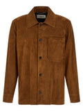 Men's Brown Lamb Leather Jacket Clothing