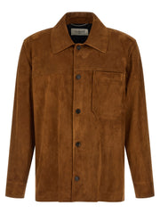 Men's Brown Lamb Leather Jacket Clothing