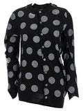 Women's Bicolor Wool Cardigan Clothing