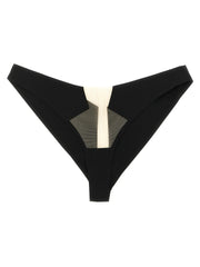 Women's Black Nylon Briefs Clothing