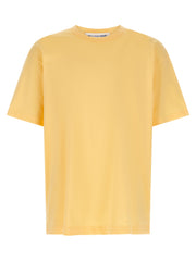 Men's Orange Cotton T-Shirt