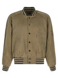 Men's Bicolor Acetate Bomber Clothing