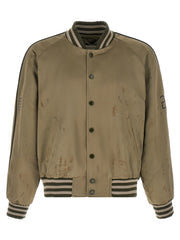 Men's Bicolor Acetate Bomber Clothing