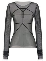 Women's Black Nylon Cardigan Clothing
