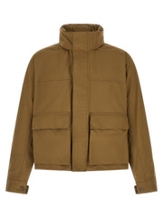 Men's Bicolor Cotton Parka Clothing