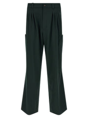 Men's Bicolor Virgin Wool Casual Pants