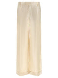 Women's Gold Linen Casual Pants