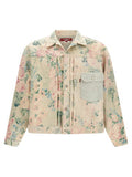 Men's Multicolor Rayon Denim Jacket Clothing