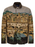 Men's Multicolor Polyester Jacket Clothing