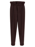 Men's Purple Wool Casual Pants