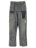 Men's Blue Cotton Tapered Jeans Clothing