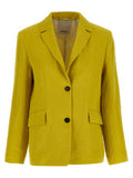 Women's Bicolor Linen Blazer Clothing