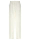 Women's White Linen Casual Pants