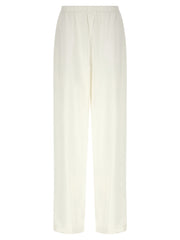 Women's White Linen Casual Pants