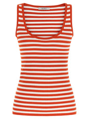 Women's Multicolor Viscose Sleeveles T-Shirt