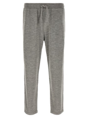 Men's Gray Cashmere Joggers (workout Pants)