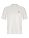 Men's White Polyamide T-Shirt