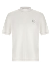 Men's White Polyamide T-Shirt