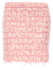 Women's Multicolor Merino Wool Long Skirt
