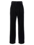 Women's Black Cotton Dress Pants