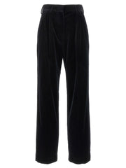 Women's Black Cotton Dress Pants