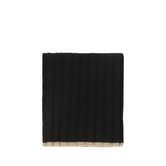 Men's Black Cashmere Scarf