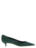 Women's Pump Green Leather Polyurethane