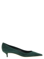 Women's Pump Green Leather Polyurethane