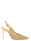 Women's Nikki Slingback Heel Gold Lamb Leather