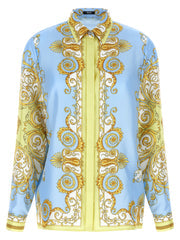 Women's Multicolor Silk Blouse