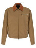 Men's Beige Cotton Jacket Clothing