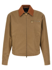 Men's Beige Cotton Jacket Clothing