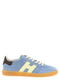 Women's Blue Calfskin Sneakers