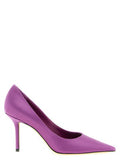 Women's Love Pump Purple Satin