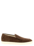 Men's Brown Calfskin Slip-On Loafers