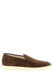 Men's Brown Calfskin Slip-On Loafers
