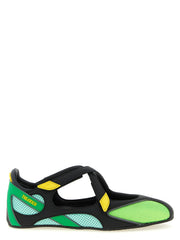 Women's Bicolor Polyethylene Ballet Flats