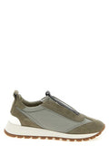 Women's Bicolor Polyester Athletic Sneakers