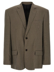 Men's Brown Lyocell Blazer Clothing