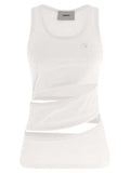 Women's White Organic Cotton Tank Tops
