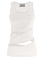 Women's White Organic Cotton Tank Tops