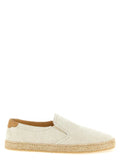 Men's Gray Calfskin Espadrilles Shoe