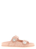 Women's Multicolor Tencel Slides Shoe