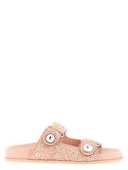 Women's Multicolor Tencel Slides Shoe