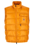 Men's Bicolor Polyester Sleeveless Jacket Clothing