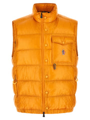 Men's Bicolor Polyester Sleeveless Jacket Clothing