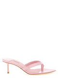 Women's Gisele Heel Sandal Pink Polyurethane Polyester Goat